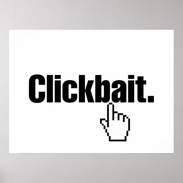 Clickbait. Poster (Framsidan)