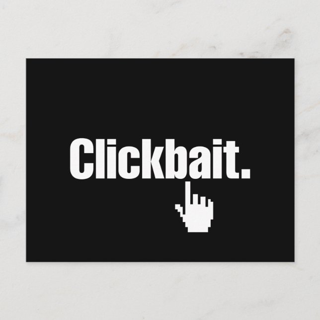 Clickbait. Vykort (Framsida)