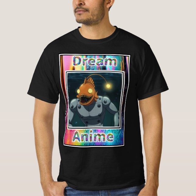 Clicker Fish Dream Anime T Shirt (Framsida)