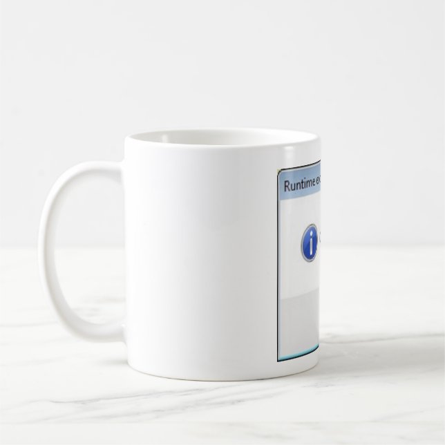 ClickOKtoTerminate Kaffemugg (Vänster)