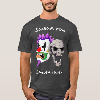 ClickyFingers Clown Psycho Väg Haunted Attraktion T Shirt