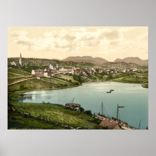 Clifden ståndsmässiga Galway, Irland Poster