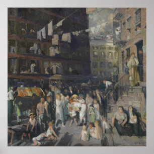 Cliff Dwellers av George Bellows (1913) Poster