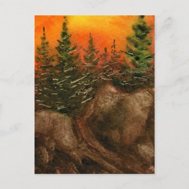 "Cliff Hanger #11" Land-vykort Vykort (Framsida)