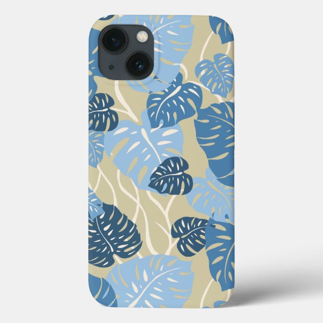 Cliff Hanger Hawaiian Monstera Löv iPad Air Case (Baksida)