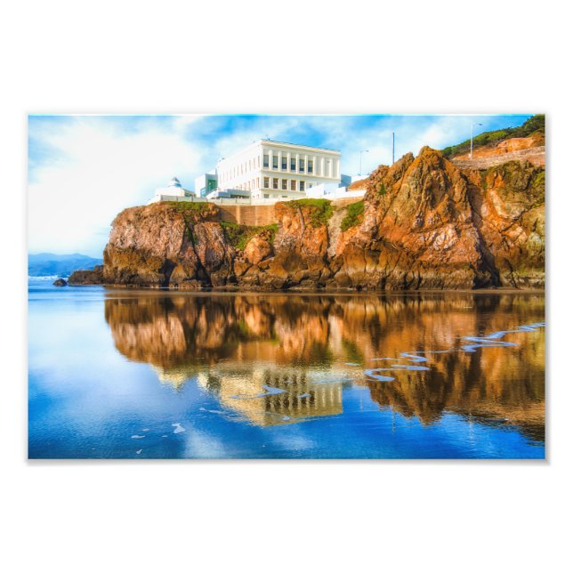 Cliff House Photo Print Fototryck (Framsidan)