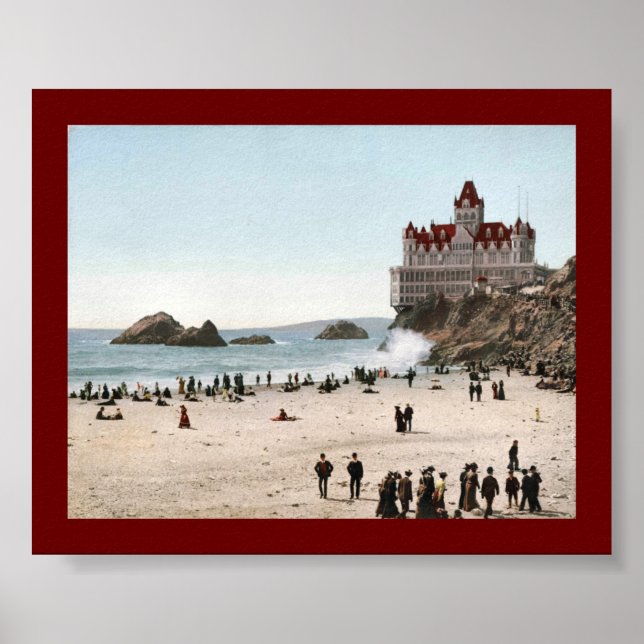 Cliff House, San Francisco 1902 Poster (Framsidan)