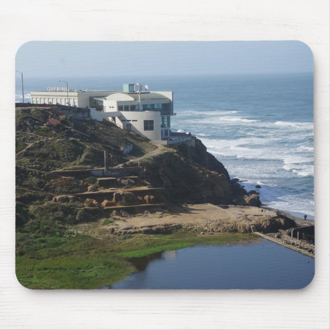 Cliff House - San Francisco, CA Mouse Pad Musmatta (Framsidan)