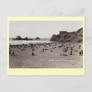 Cliff House Seal Sten, San Francisco Vintage Vykort
