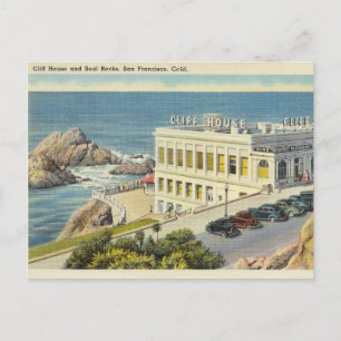 Cliff House Seal Sten, San Fransisco, Kalifornien Vykort