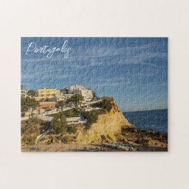 Cliff i Portugals landskap Jigszle Puzzle Pussel