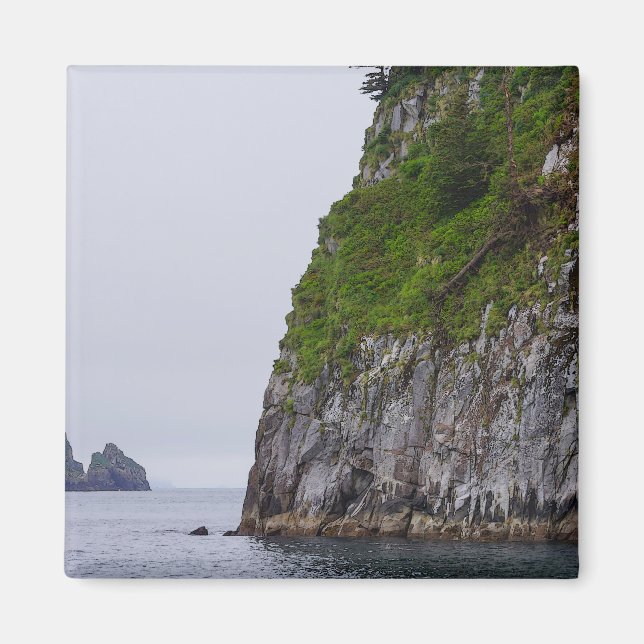 Cliff in Kenai Painterly Magnet (Framsidan)