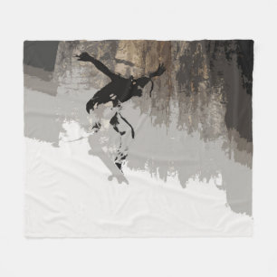 Cliff Jumping - Skateboarder Fleecefilt