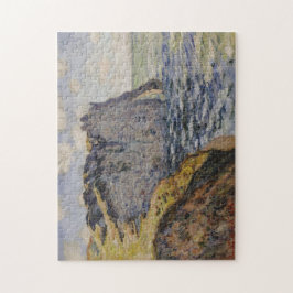 Cliff och Porte d'Aval Monet Fine Art Pussel