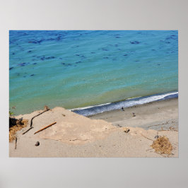 Cliff över Beachcombers vid Dungeness Wilderness Poster