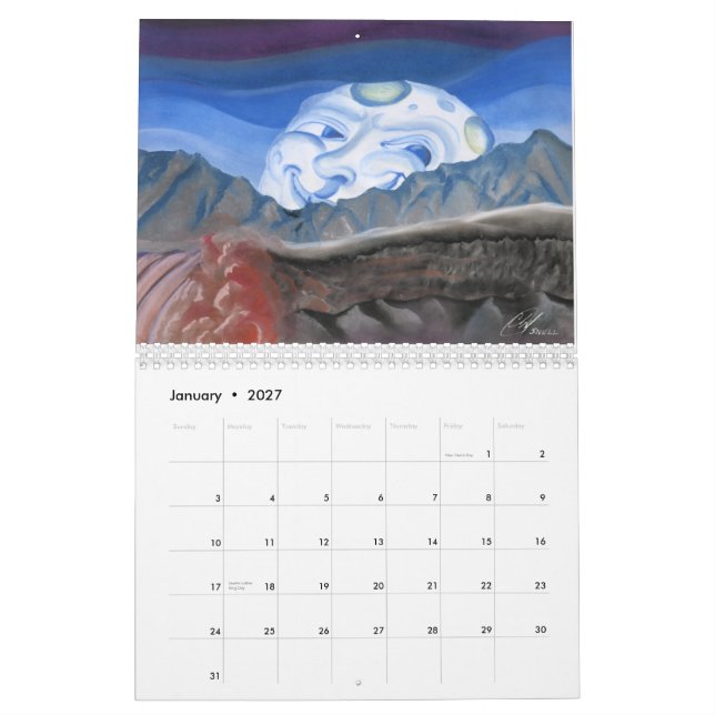 Cliff Snell III Calendar Kalender (Jan 2027)