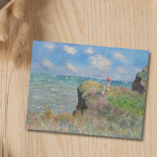 Cliff Walk på Pourville Monet Vykort