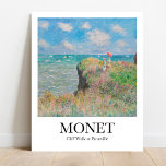 Cliff Walk vid Pourville av Claude Monet Poster<br><div class="desc">Lägg till en skön skönhet i ditt hem med den här häpnadsväckande poster av Claude Monets målning, Cliff Walk i Pourville. Det här mästerverket, som målades 1882, skildrar två kvinnor som står vid en klippgräns ovanför havet. Denna målning inspirerades av Monets förlängda vistelse i Pourville 1882. Ta med dig känslan...</div>