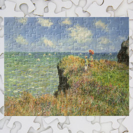 Cliff Walk vid Pourville av Claude Monet Pussel