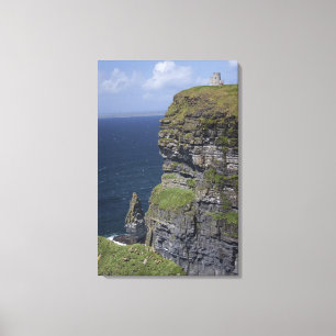 Cliffens natursköna vyer vid Moher och O'Briens to Canvastryck