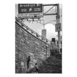 Cliffhanger: Brooklyn Bridge Fototryck