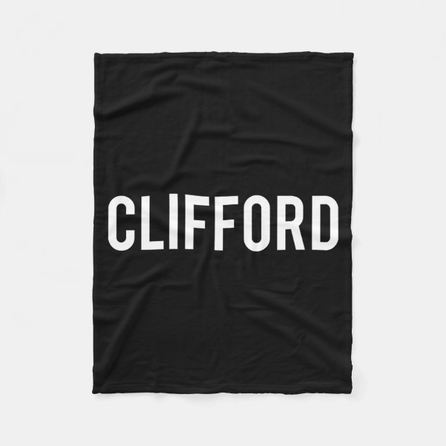 Clifford - Cool New Funny Name Fan Gift Tee  Fleecefilt (Framsidan)