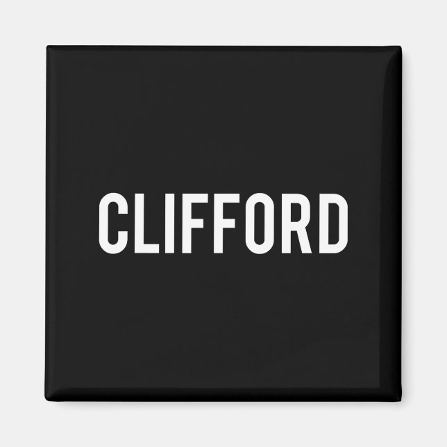 Clifford - Cool New Funny Name Fan Gift Tee  Magnet (Framsidan)