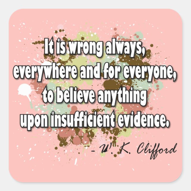 Clifford Fyrkantigt Klistermärke (Framsida)