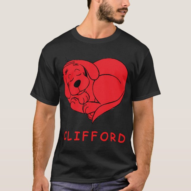 Clifford The Big Red Hund Classic T Shirt (Framsida)