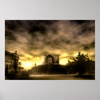 Cliffords Torn, York Poster