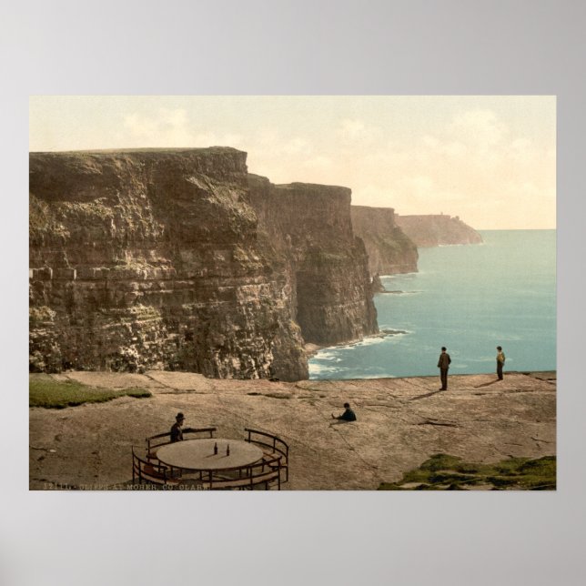 Cliffs at Moher, County Clare Archive print Poster (Framsidan)