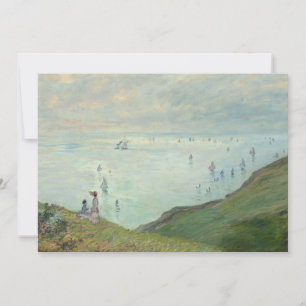 Cliffs i Pourville Claude Monet