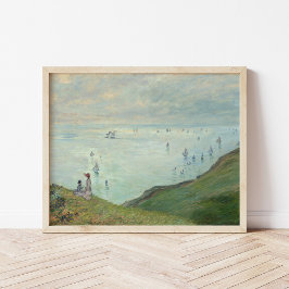 Cliffs i Pourville | Claude Monet Poster