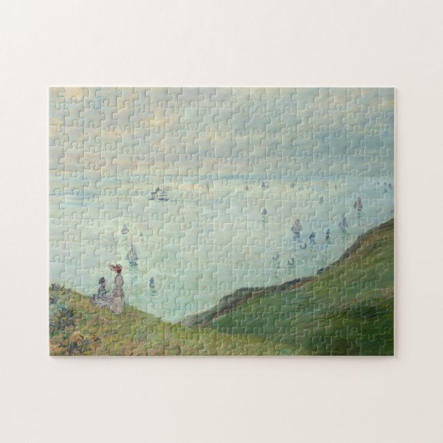 Cliffs i Pourville | Claude Monet Pussel (Horisontell)
