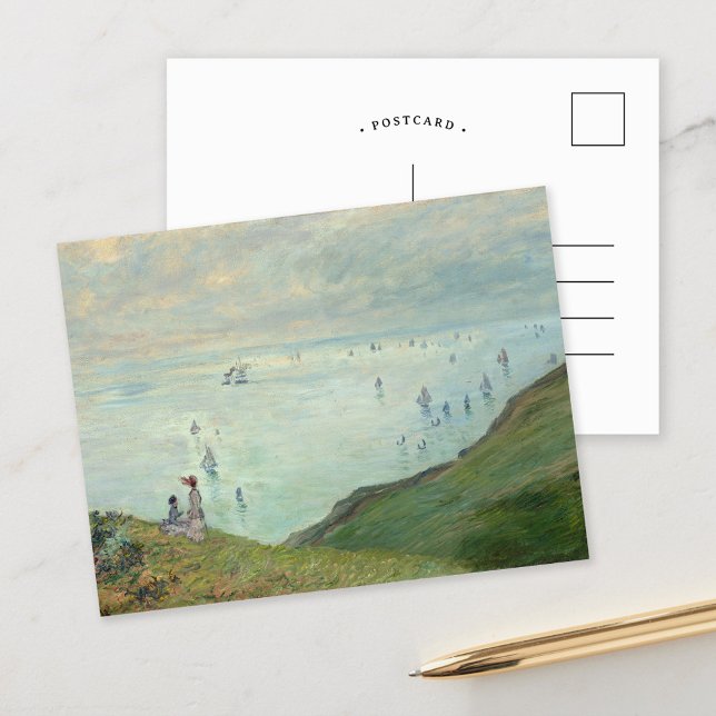 Cliffs i Pourville | Claude Monet Vykort (Skapare uppladdad)