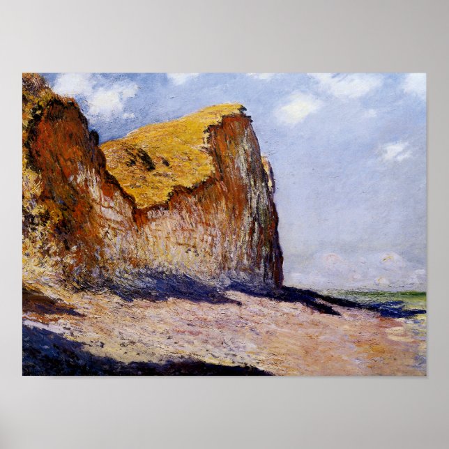 Cliffs nära Pourville Poster (Framsidan)