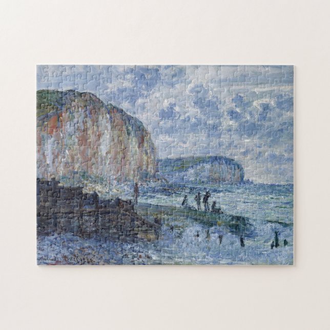 Cliffs of Les Petites-Dalles Monet Fine Art Pussel (Horisontell)