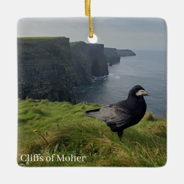 Cliffs of Moher, Ireland Christmas Ornament Rook (Framsida)