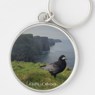 Cliffs of Moher, Ireland Rook Keychain Rund Silverfärgad Nyckelring