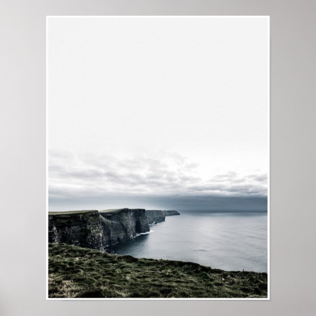 Cliffs of Moher, Ireland Travel Photograhy Poster (Framsidan)