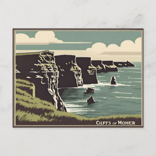 Cliffs of Moher Ireland Vykort