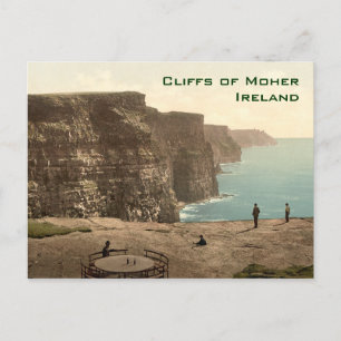 Cliffs of Moher Irish Music Jig Postcard Vykort