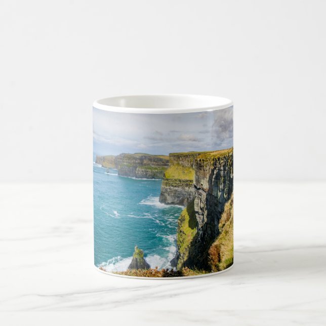 Cliffs of Moher, Irland Kaffemugg (Center)