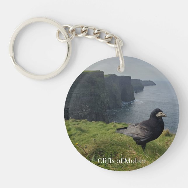 Cliffs of Moher, Irland Nyckelring med Kaja (Framsidan)