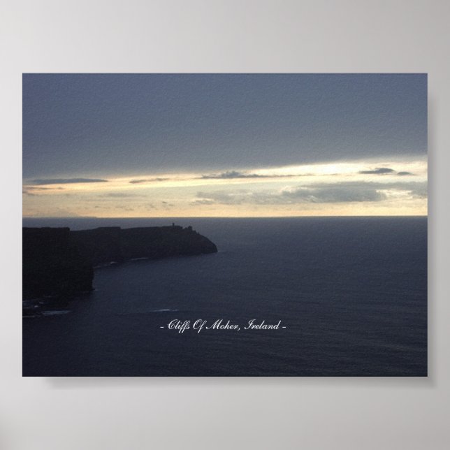 Cliffs of Moher, Irland Poster (Framsidan)