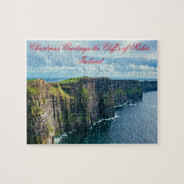 Cliff's of Moher Irland. Pussel (Horisontell)