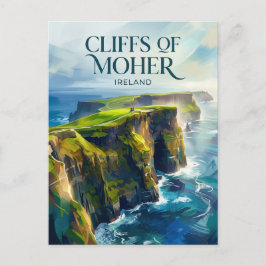 Cliffs of Moher Irland Vykort