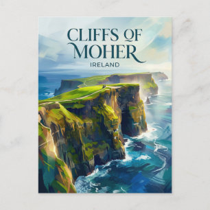 Cliffs of Moher Irland Vykort