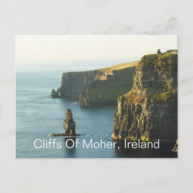 Cliffs of Moher Irlands Naturliga Underverk Vykort (Framsida)