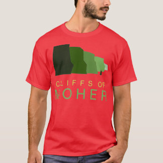 Cliffs of Moher Modern Irish Ireland T Shirt